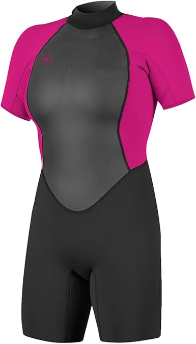 O'Neill Women's Reactor-2 2mm Back Zip Short Sleeve Spring Wetsuit