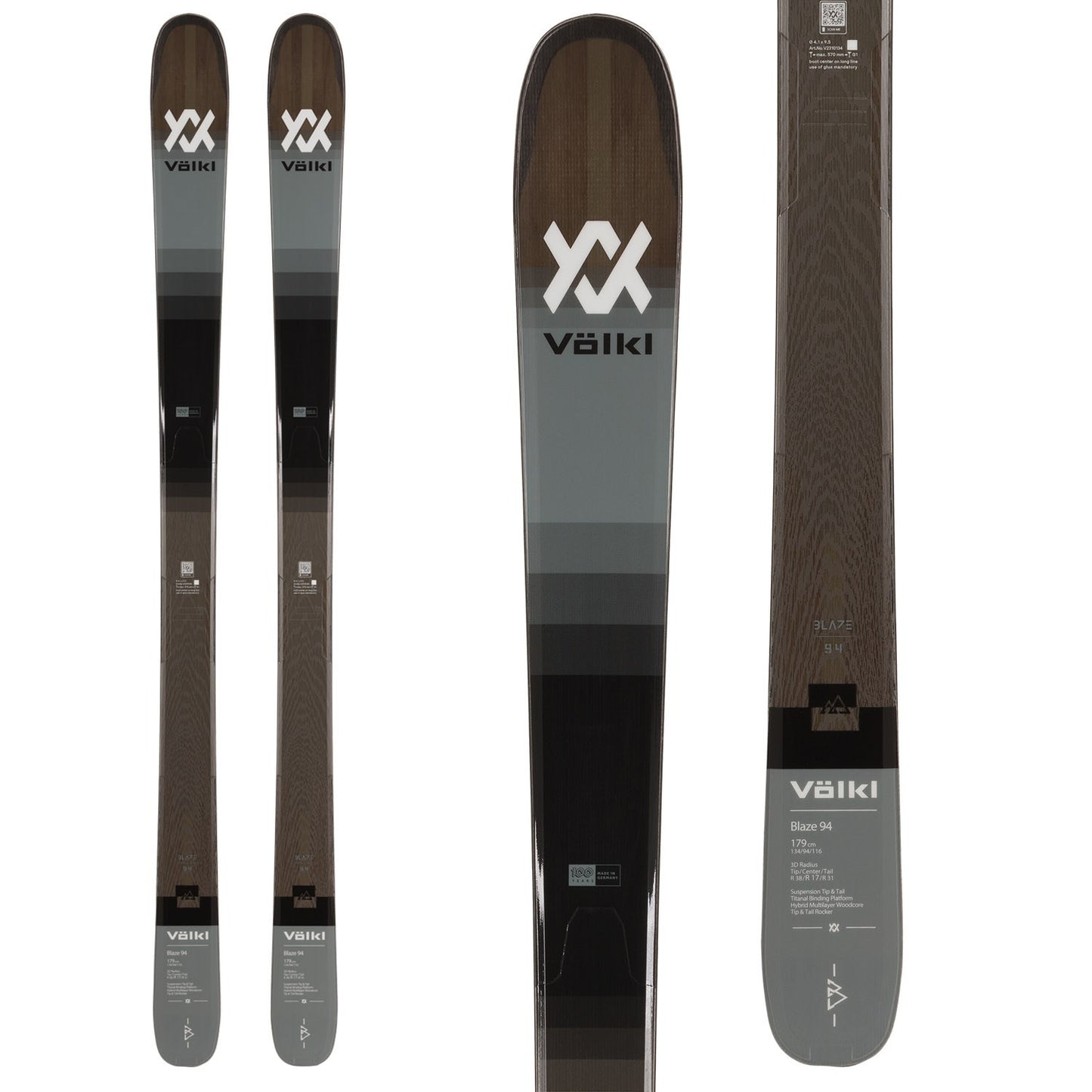 Volkl Blaze 94 Skis 2024