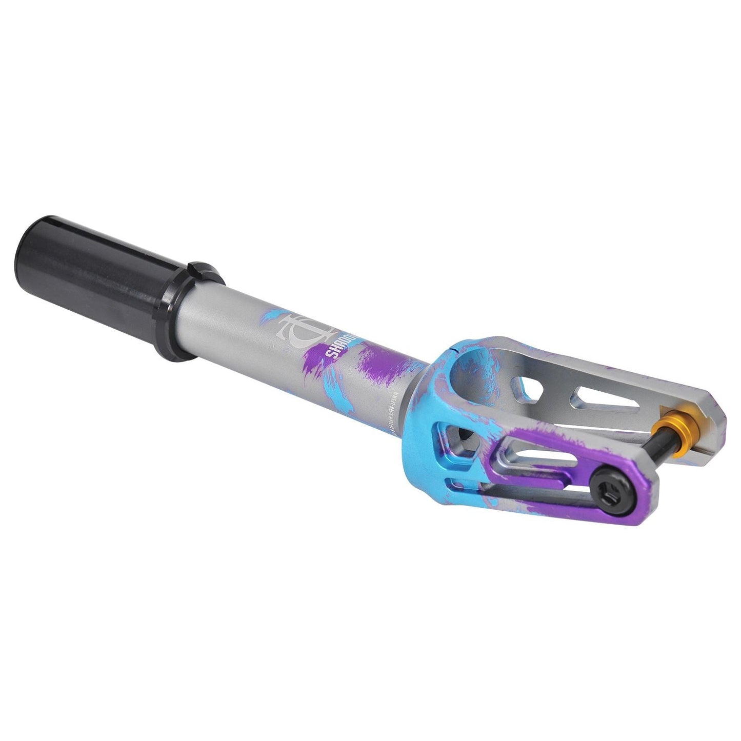 Oath Shadow IHC Scooter Fork Blue/Purple/Titanium