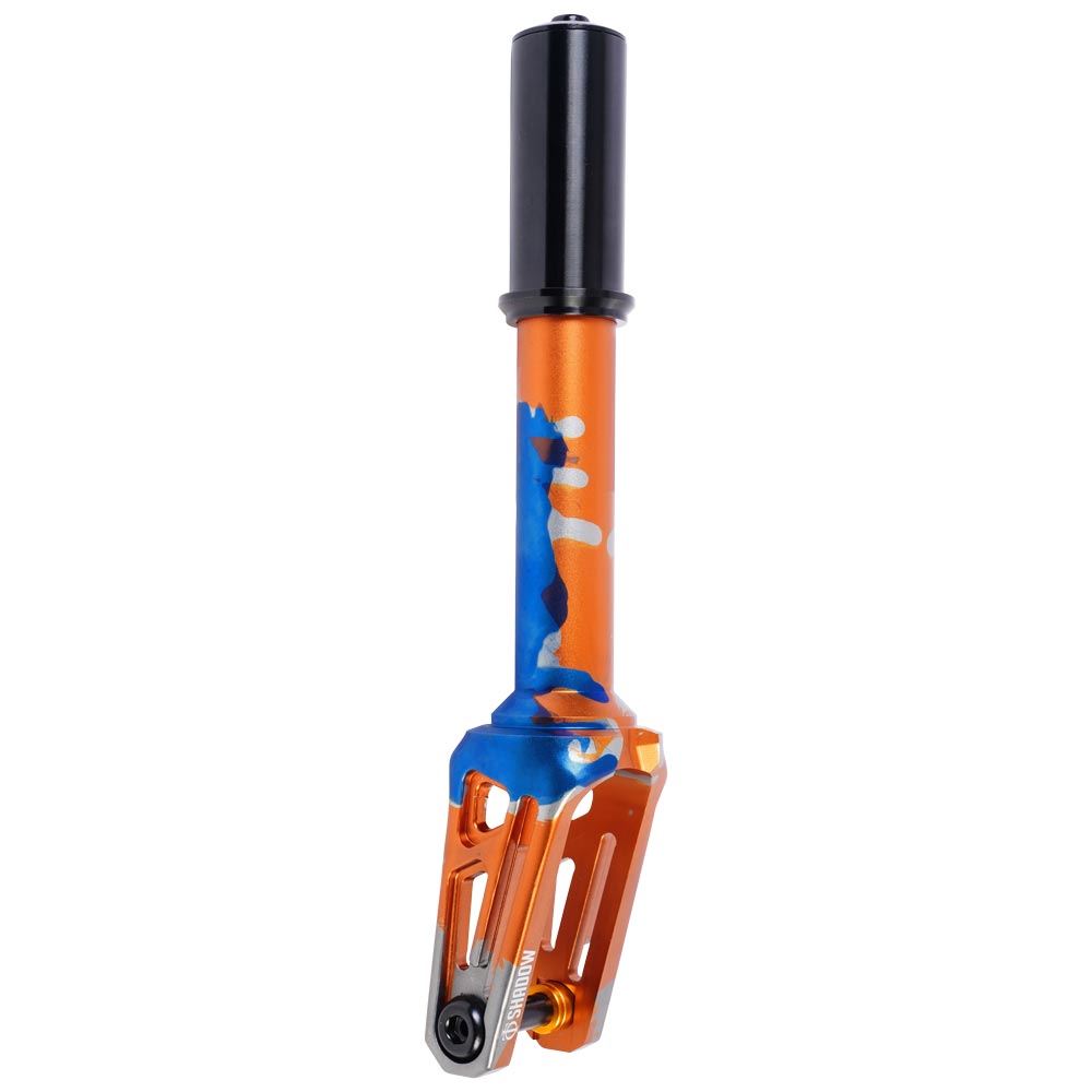 Oath Shadow IHC Scooter Fork - Orange/Blue/Titanium