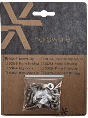 UltraClip 1.0 Thru-Mount Hardware