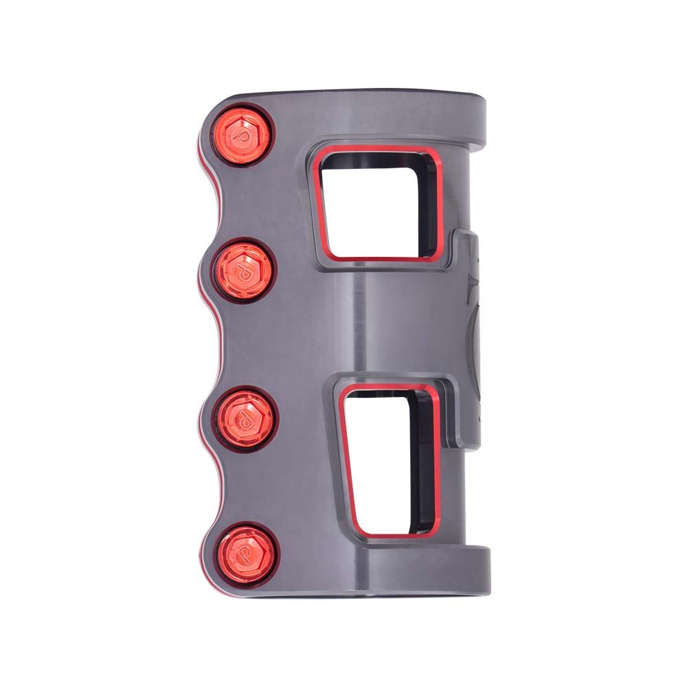 Oath Carcass SCS 4 Bolt Clamp - Red/Titanium