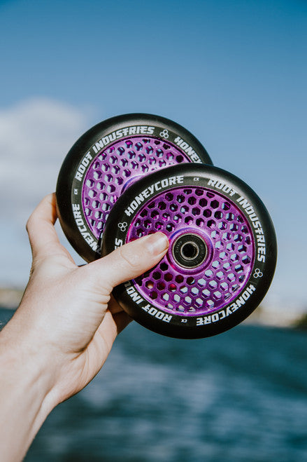 Honeycore Wheels | Black / Purple