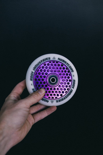 Honeycore Wheels | White / Purple