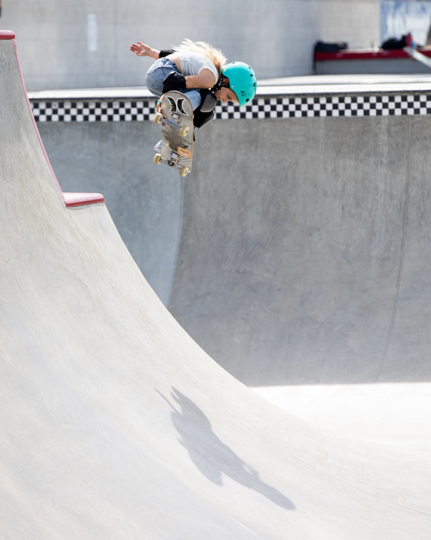 Paige Tobin Backside Grab Grab S1 Mini Lifer Lagoon Skateboard Helmet