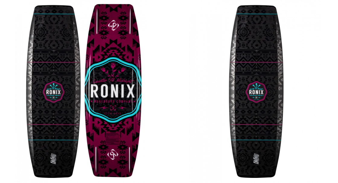 Ronix quarter ‘till midnight, tribal black 129cm