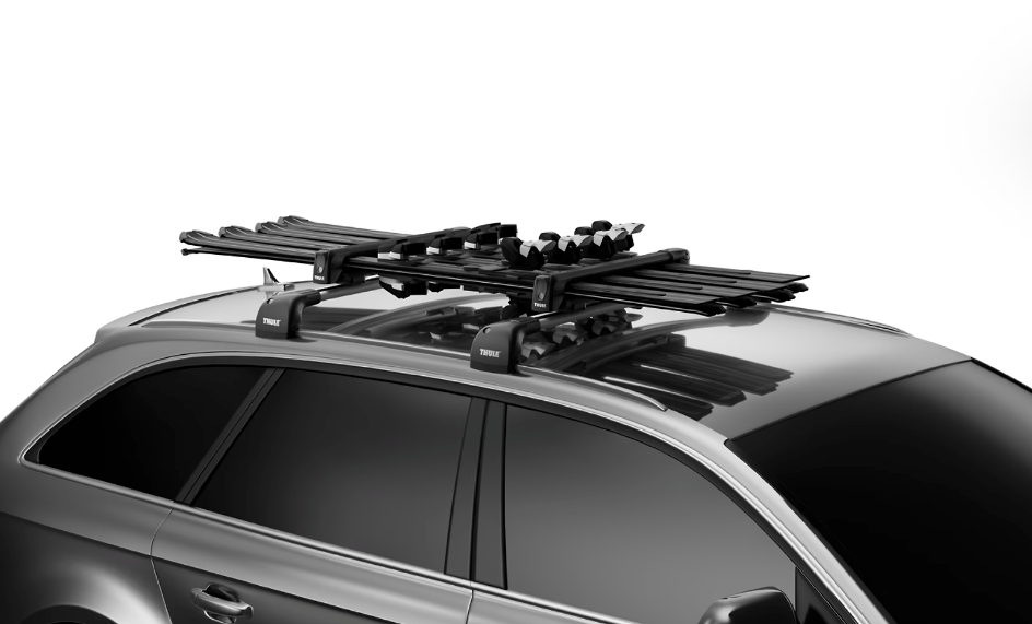 Thule SnowPack Ski and Snowboard Rack Large in Black