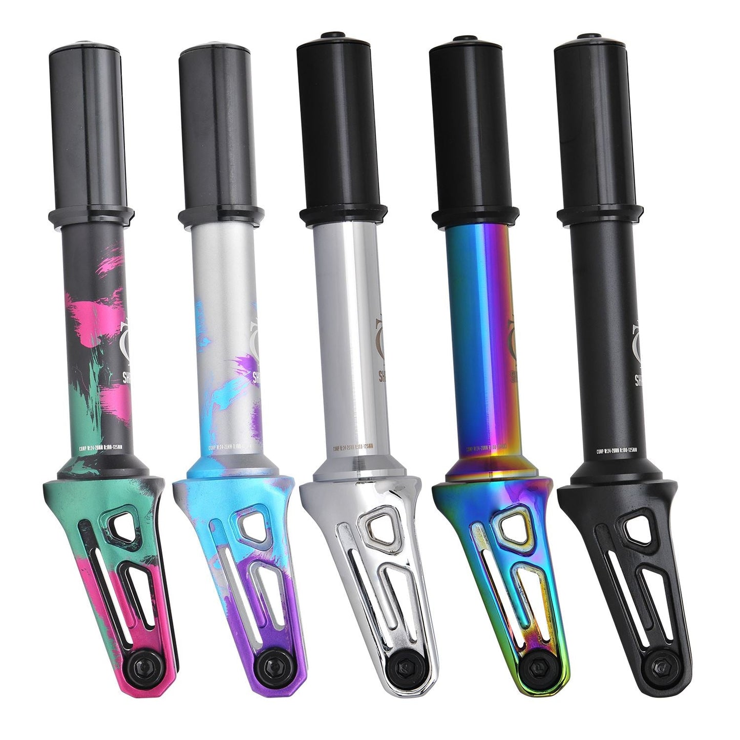 Oath Shadow IHC Scooter Fork Blue/Purple/Titanium