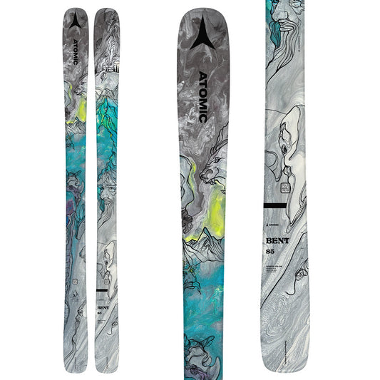 Atomic Bent 85 Skis + Marker Griffon 13 ID Ski Bindings 2023