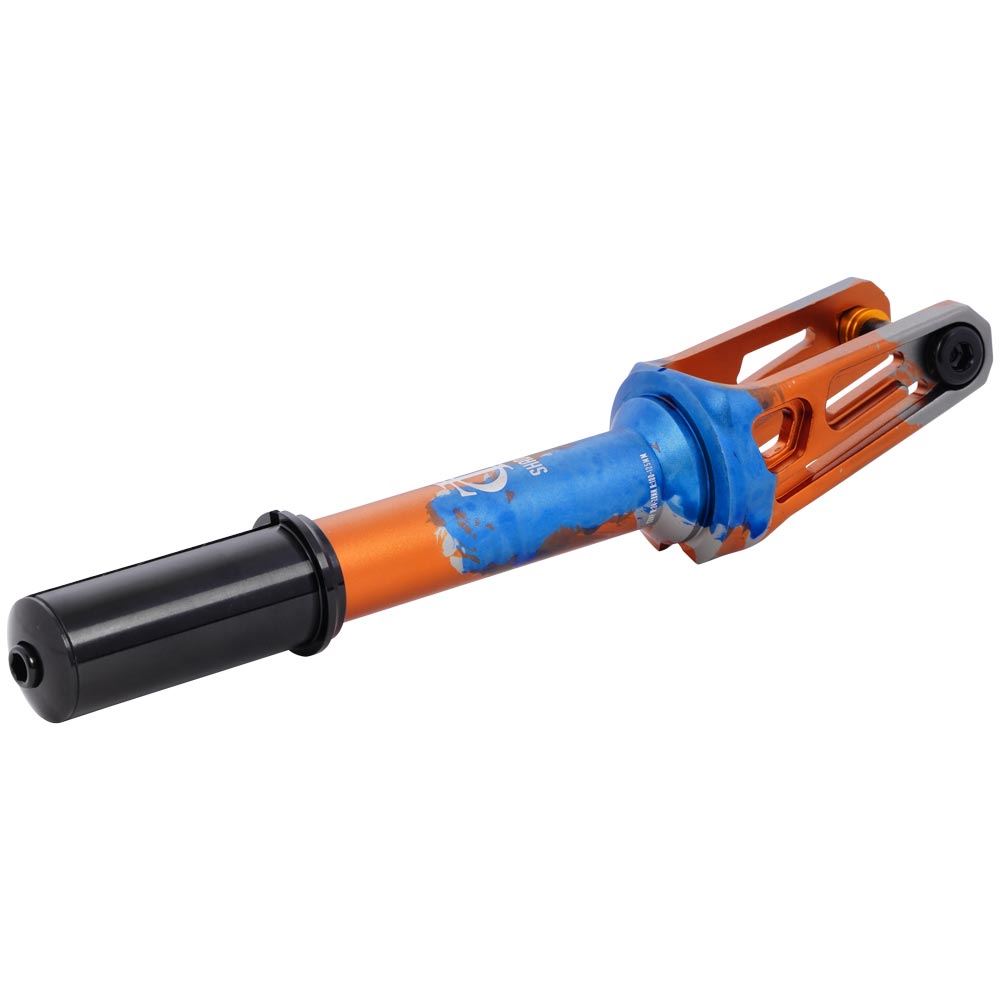 Oath Shadow IHC Scooter Fork - Orange/Blue/Titanium