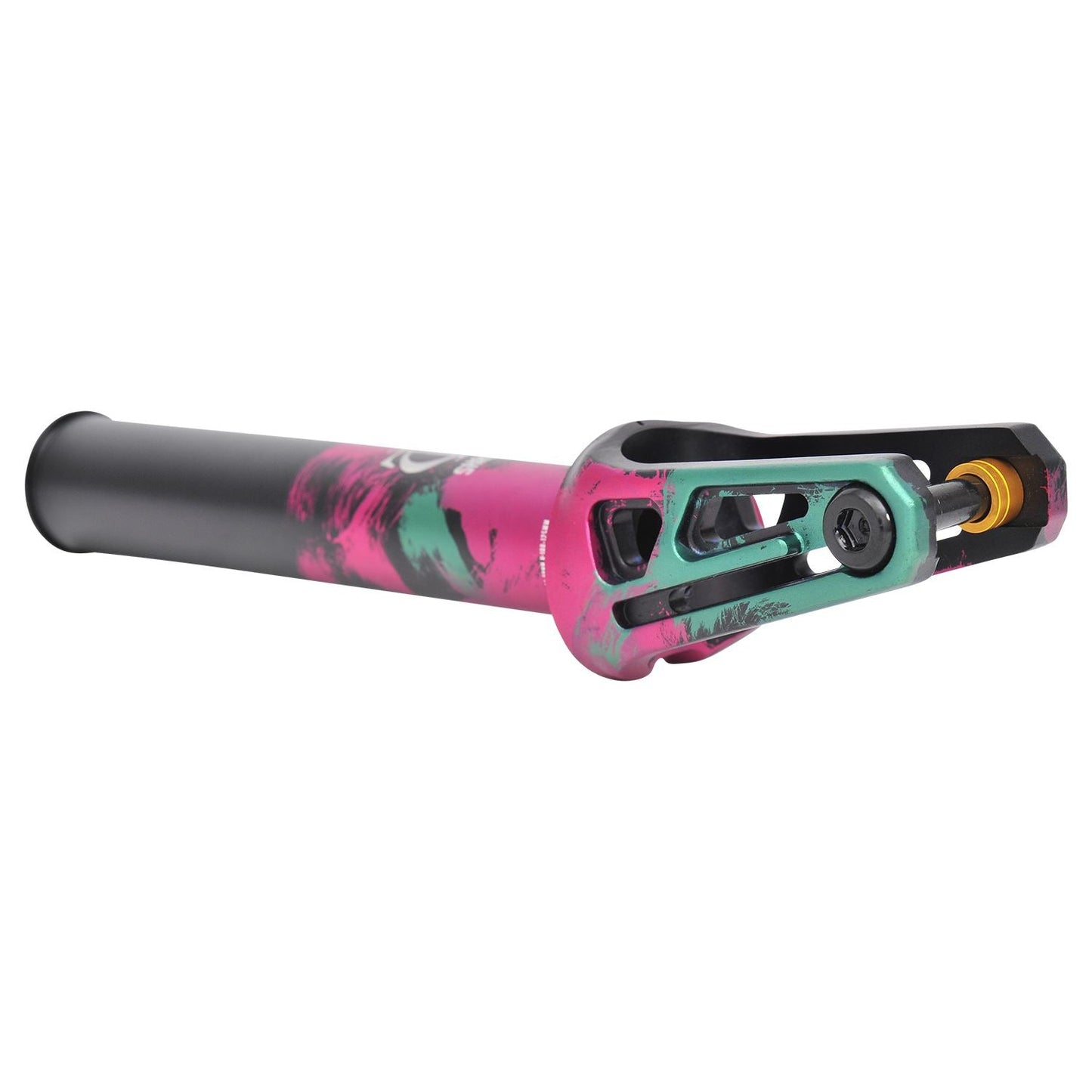 Oath Shadow SCS/HIC Scooter Fork Green/Pink/Black