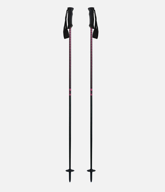 Pink Black Crows Stans Ski Poles 2025