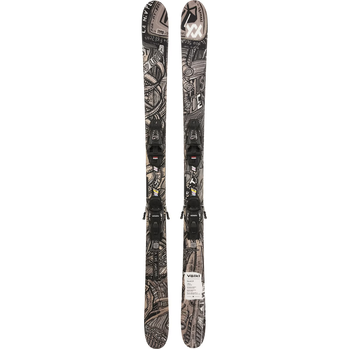 Volkl Revolt Jr Ski w/ 7.0 V-Motion Binding 2027