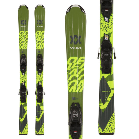 Volkl Deacon Jr. + VMotion Kids Skis 2024