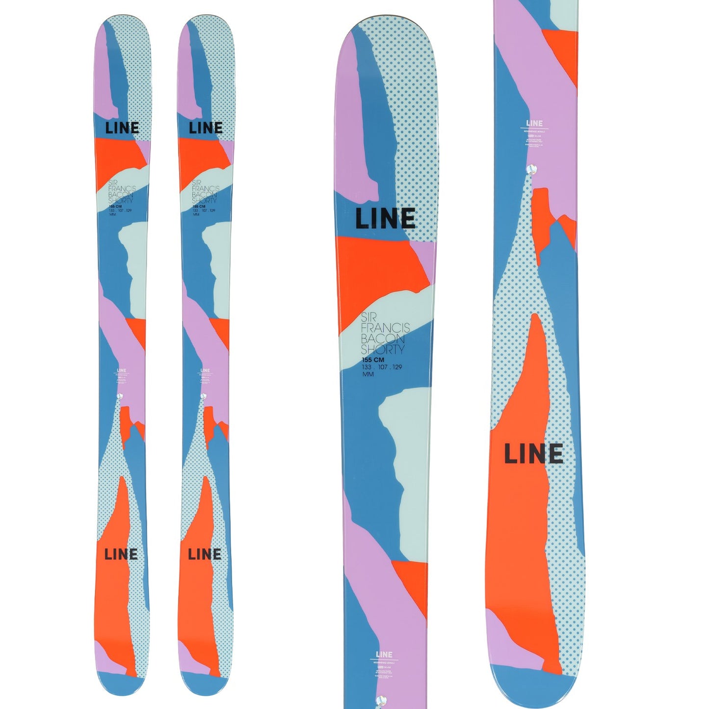 Line Sir Francis Bacon Shorty Skis 2023