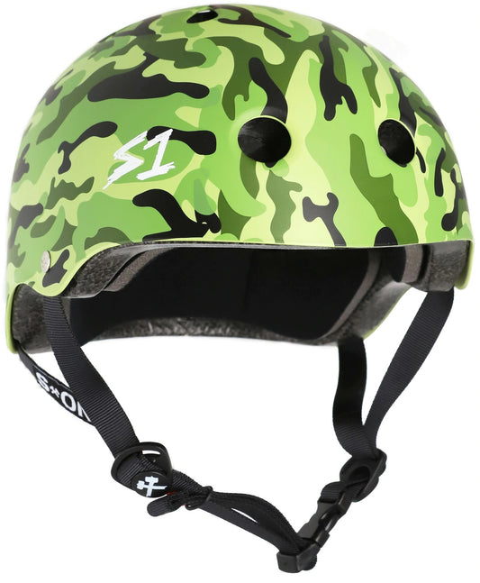 S One Lifer Helmet Skate - Green Camo Matte