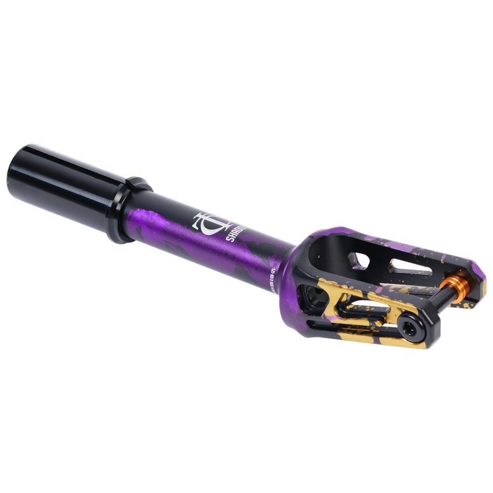 Oath Shadow IHC Scooter Fork - Black/Purple/Yellow