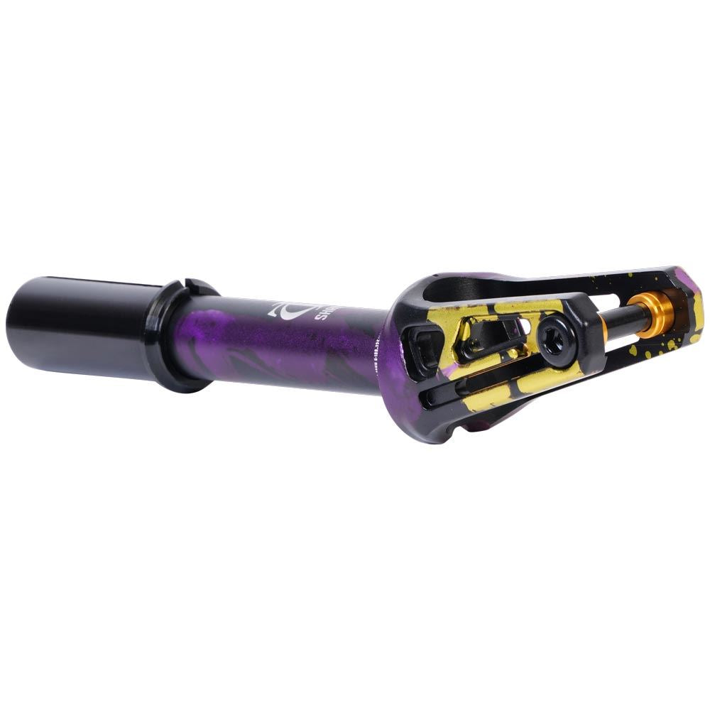 Oath Shadow IHC Scooter Fork - Black/Purple/Yellow