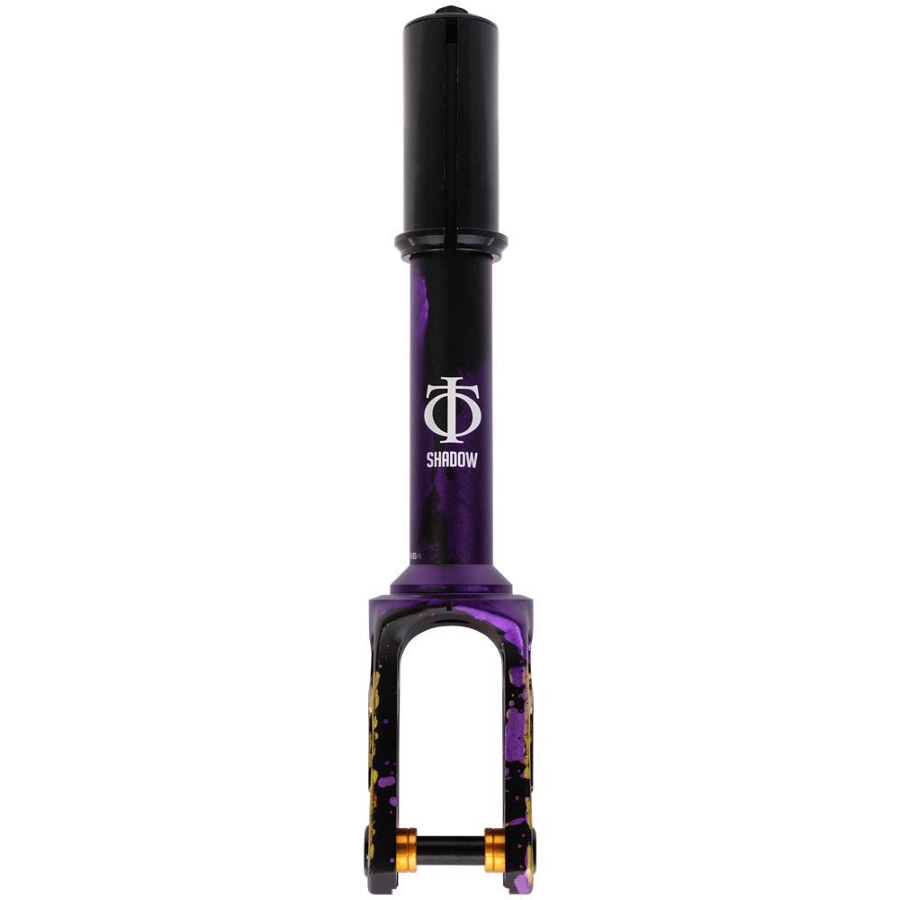 Oath Shadow IHC Scooter Fork - Black/Purple/Yellow