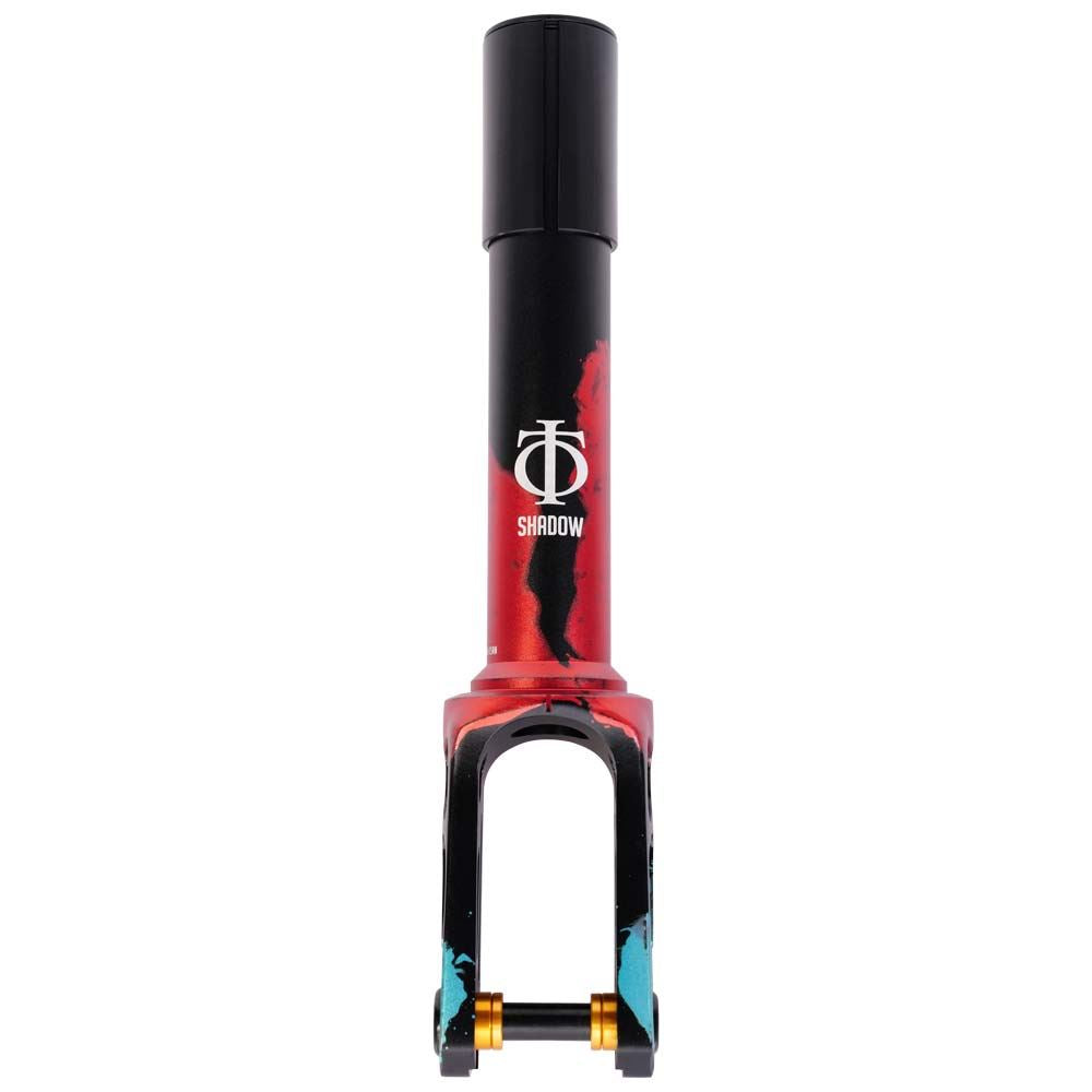 Oath Shadow SCS/HIC Scooter Fork - Black/Teal/Red