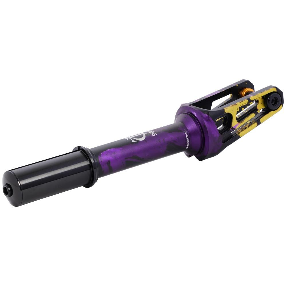 Oath Shadow IHC Scooter Fork - Black/Purple/Yellow