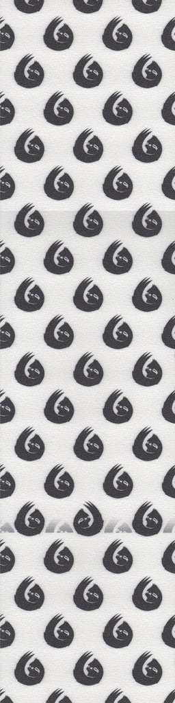 MISPRINT GRIPTAPE: SLOTH DOT (BLACK ON WHITE)