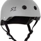 Light Grey Matte Scooter Helmet S1 Lifer 3/4 view