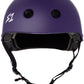 Purple Matte Bike Helmet S1 Lifer front view.