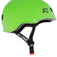 Br. Green Matte Scooter Helmet S1 Mini Lifer side view.