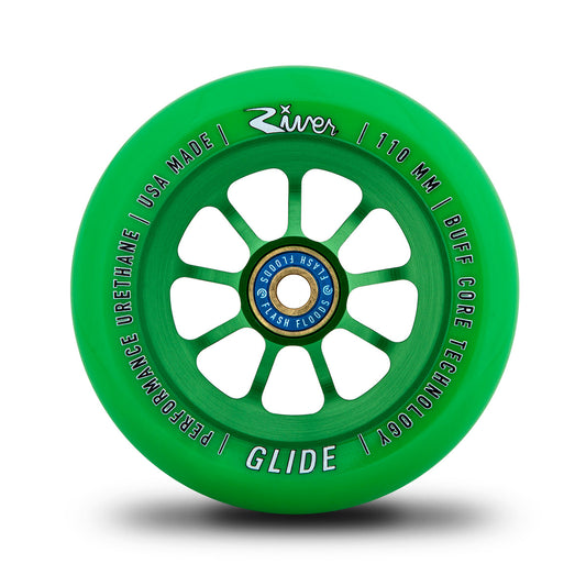 “emerald” glides 110mm (green on green) 1-pair