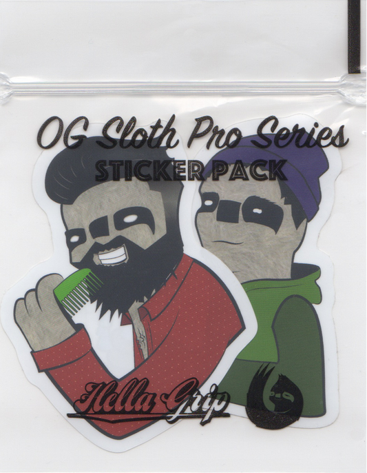 STICKER PACK (OG PRO SLOTH SERIES): DAN BARRETT + COOPER KLAAR