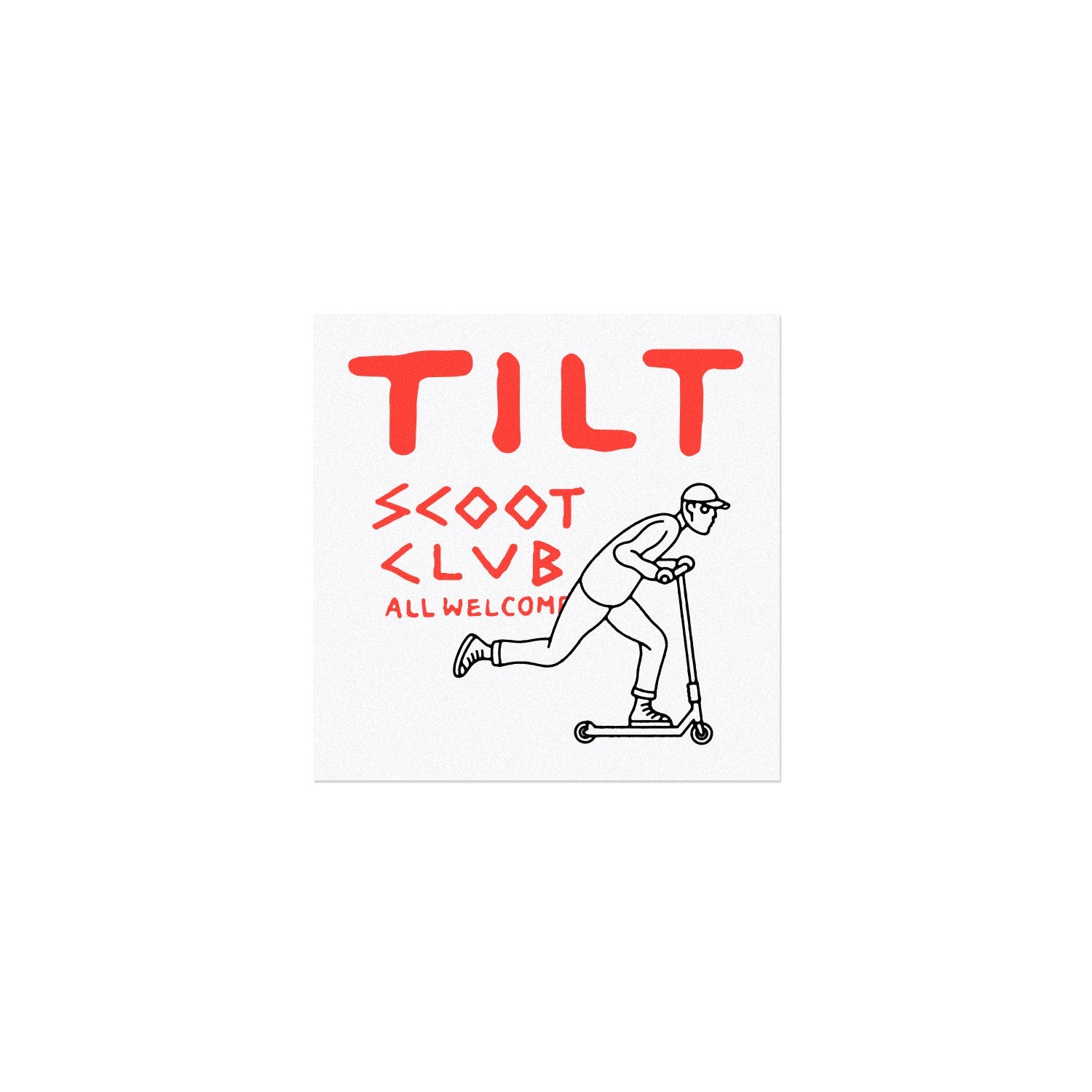 Scoot Club Sticker