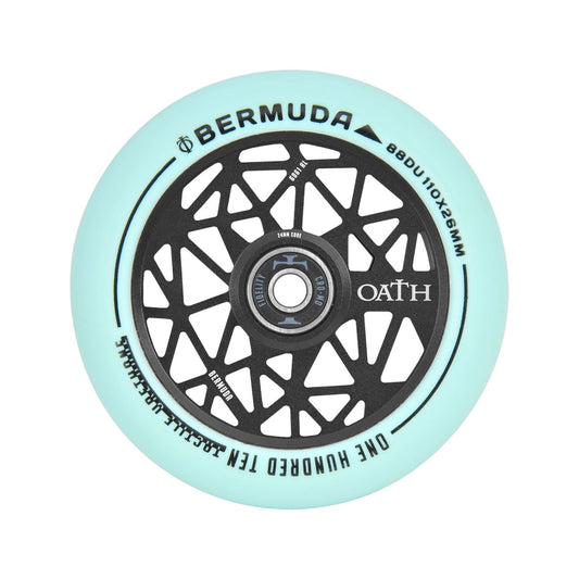 Oath Bermuda 110mm Wheels  - Anodised Black/Teal
