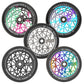 Oath Bermuda 120mm Wheels Green/Pink/Black
