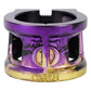 Oath Cage V2 Alloy 2 Bolt Clamp - Black/Purple/Yellow