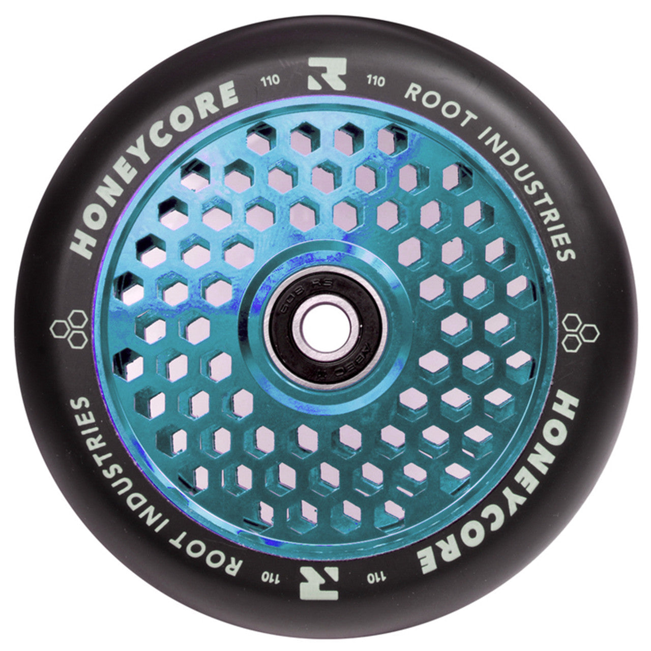 Honeycore Wheels | Black / Sky Blue