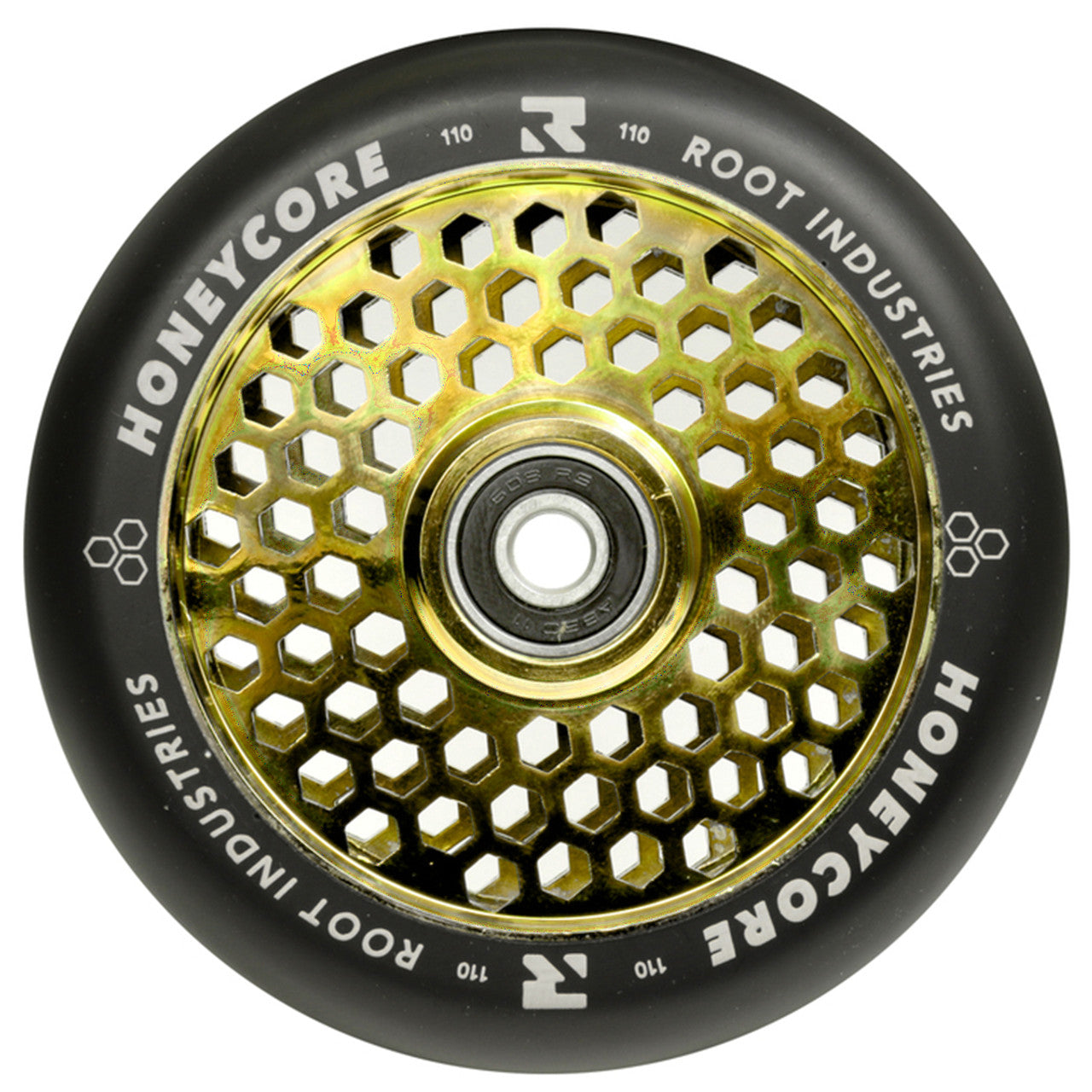 Honeycore Wheels | Black / Gold Rush