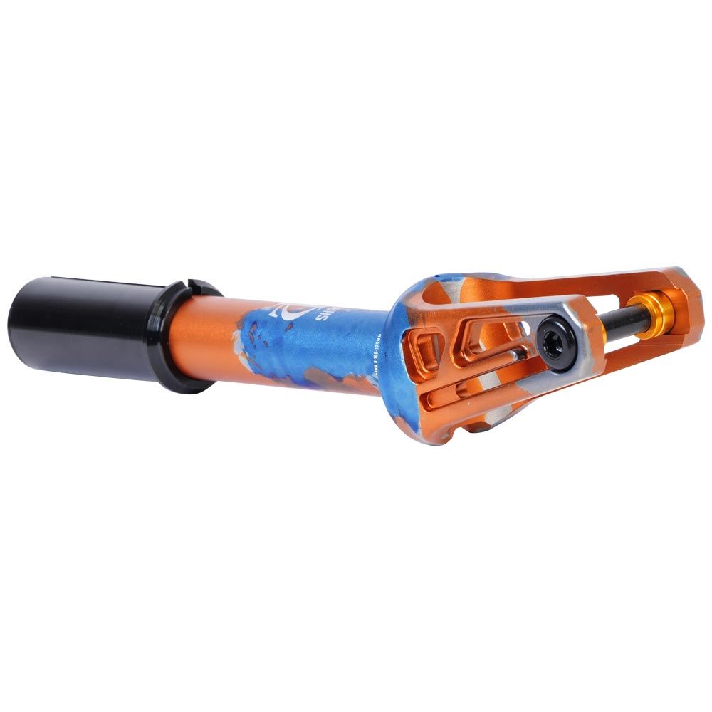 Oath Shadow IHC Scooter Fork - Orange/Blue/Titanium