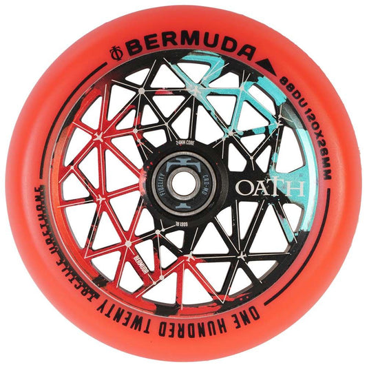 Oath Bermuda 120mm Wheels - Black/Teal/Red