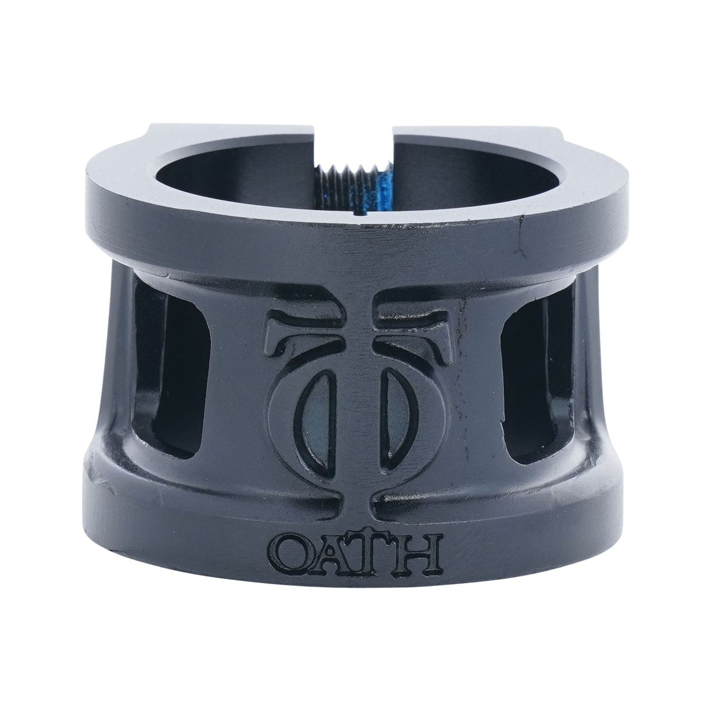 Oath Cage V2 Alloy 2 Bolt Clamp Anodised Satin Black