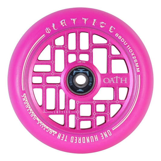 Oath Lattice 110mm Wheels - Pink