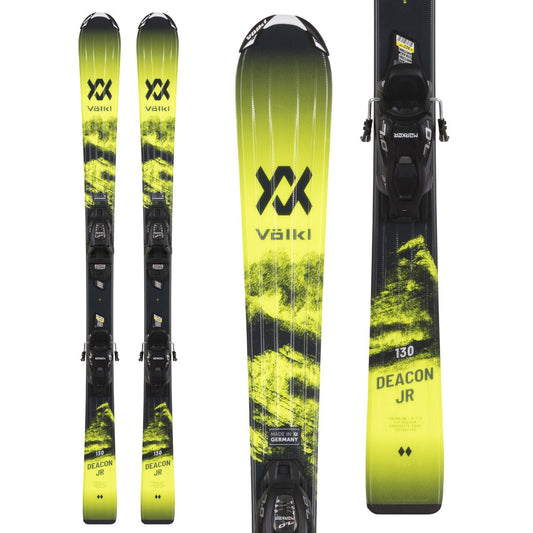 Völkl Deacon Junior Skis + 7.0 vMotion Jr Bindings - Kids' 2023