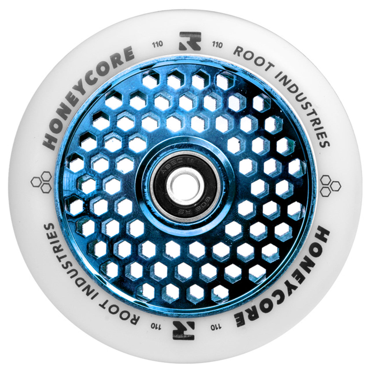 Honeycore Wheels | White / Sky Blue
