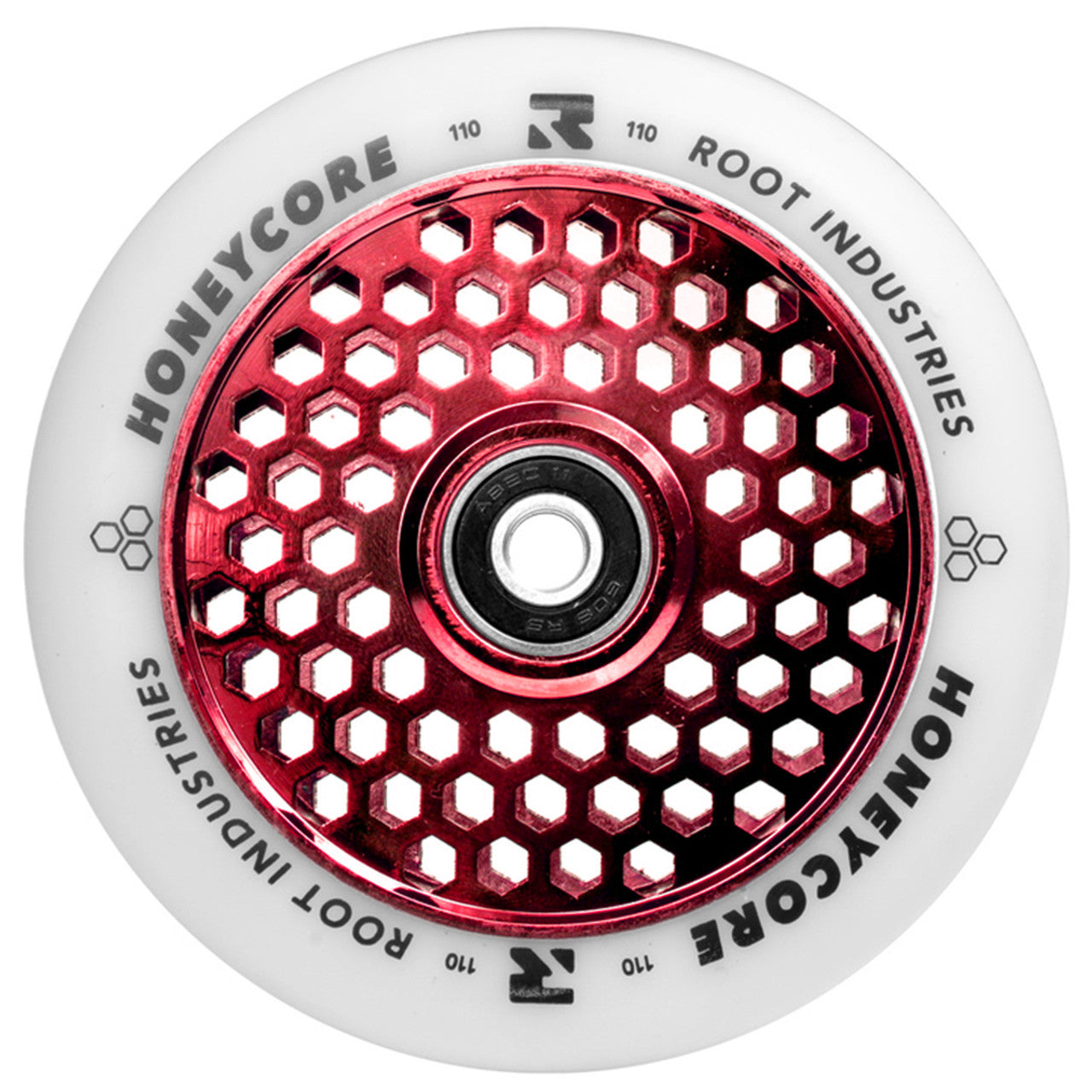 Honeycore Wheels | White / Red